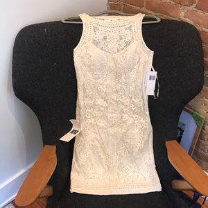 NWT Sue Wong ivory cocktail dress size 6